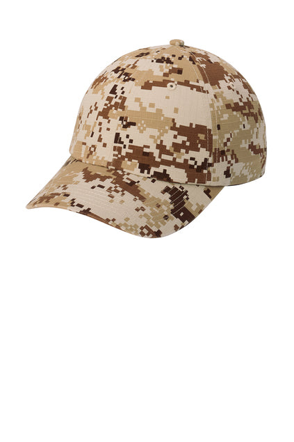 🟢🪖Port Authority® Digital Ripstop Camouflage Cap – C925 🪖🟢