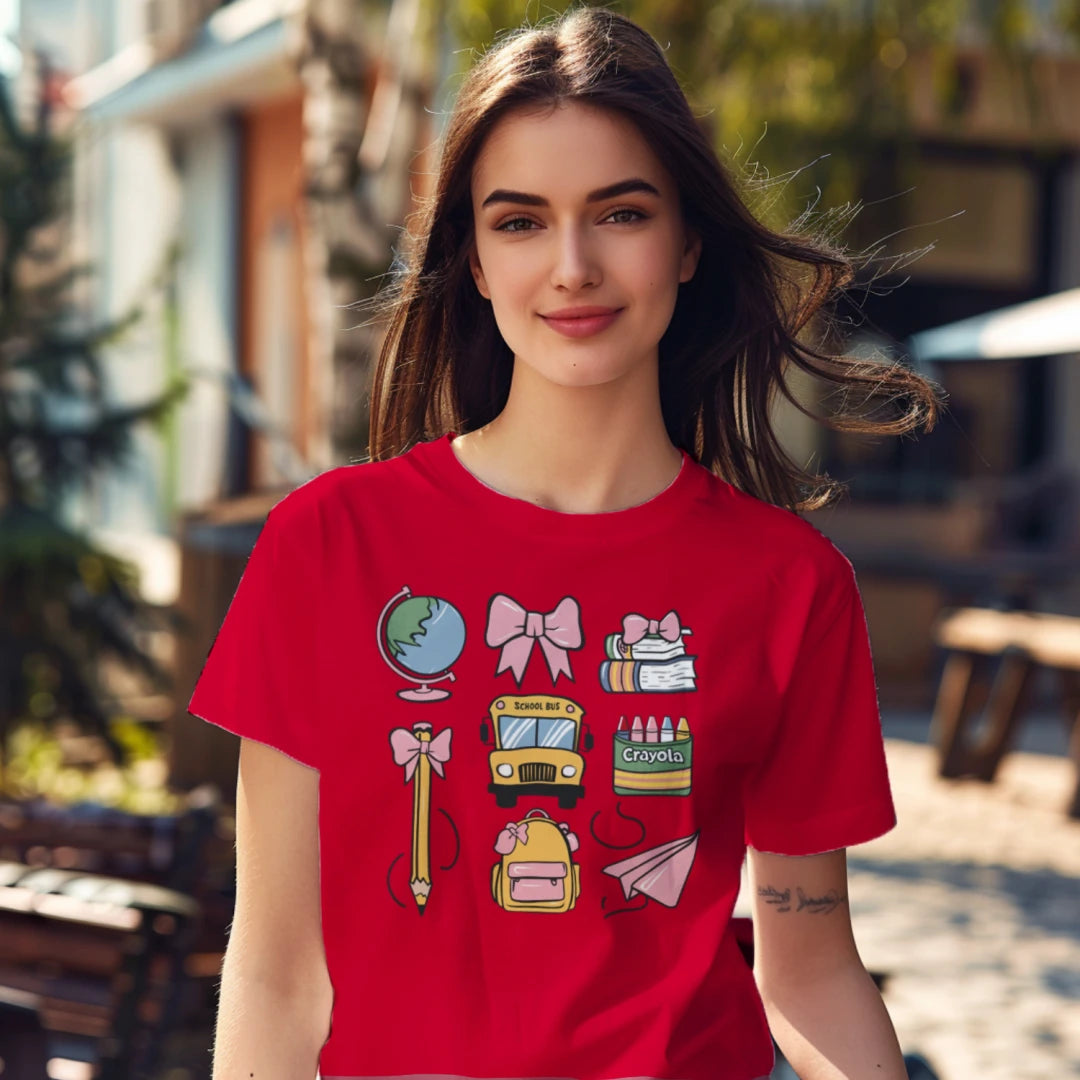 π Back to School Grid Tee πβ¨