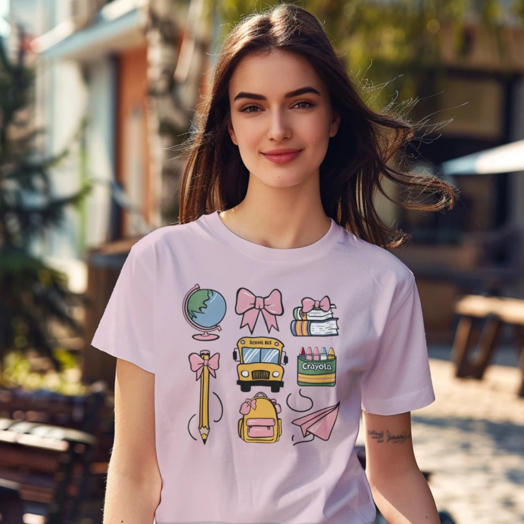 π Back to School Grid Tee πβ¨