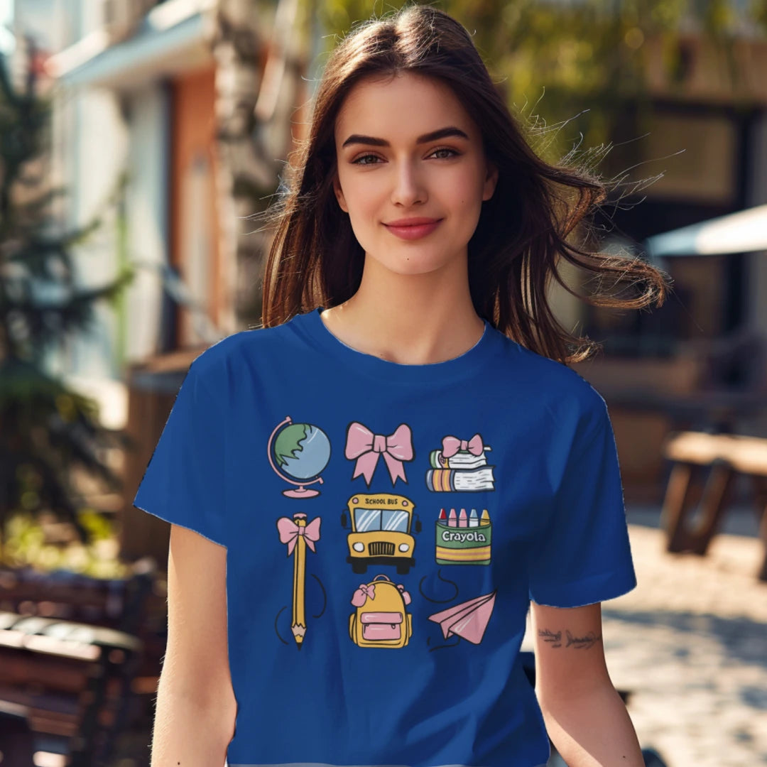 π Back to School Grid Tee πβ¨