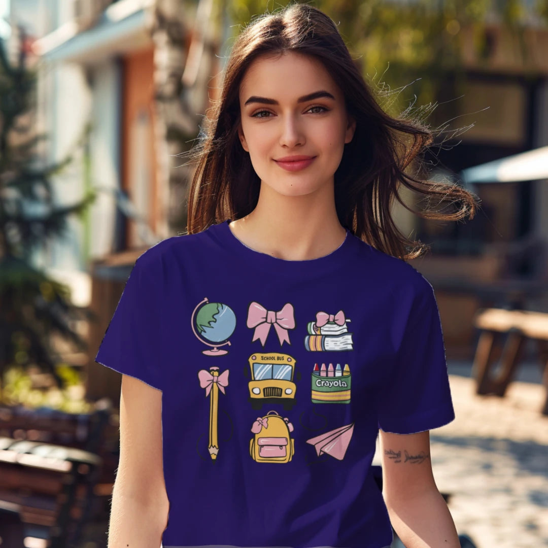 π Back to School Grid Tee πβ¨