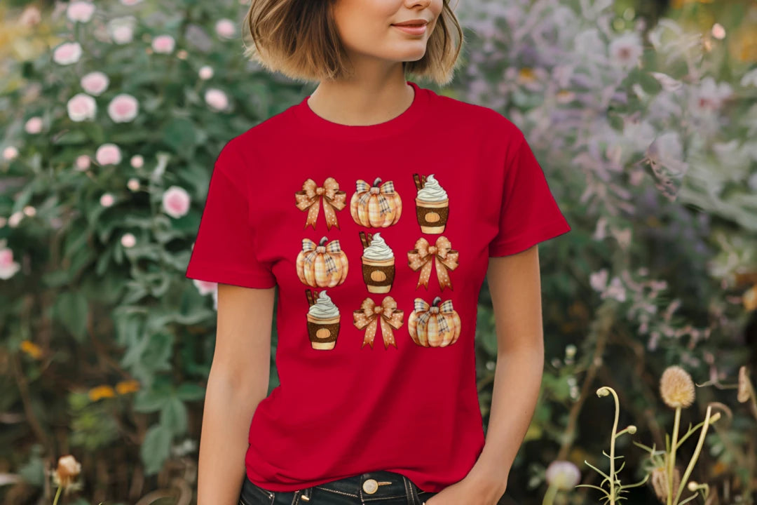 ๐โ Plaid Pumpkin Spice Tee โ๐