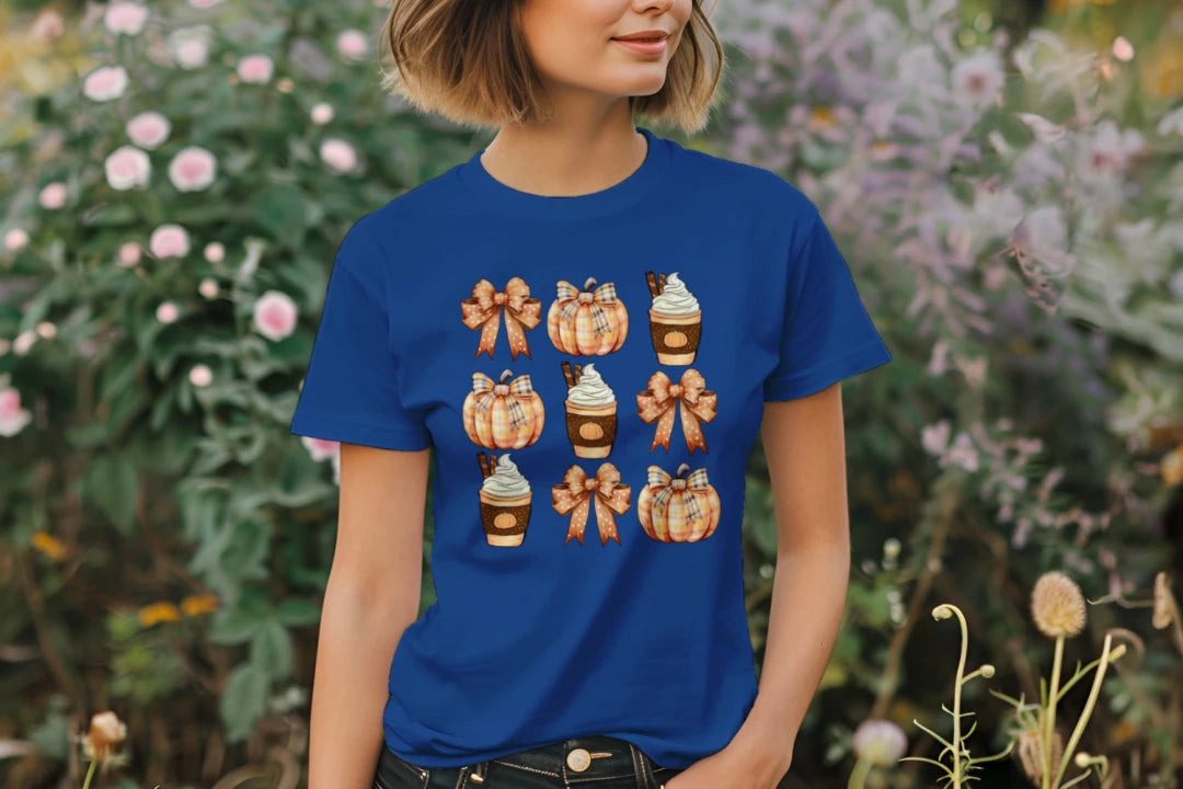 ๐โ Plaid Pumpkin Spice Tee โ๐
