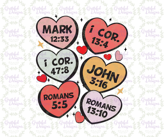 🍬💕Bible Verse Candy Hearts 🍬💕