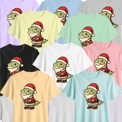 🦖🎅 Dodd Dino Claus Tee – ROAR into the Holidays! 🌟