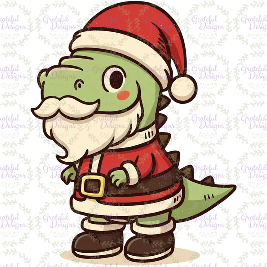🦖🎅 Dodd Dino Claus Tee – ROAR into the Holidays! 🌟