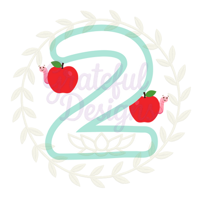 🎨🖍️🍎 UV DTF Stickers - Playful Numbers Collection 🍎🖍️🎨