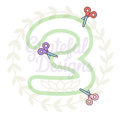 🎨🖍️🍎 UV DTF Stickers - Playful Numbers Collection 🍎🖍️🎨