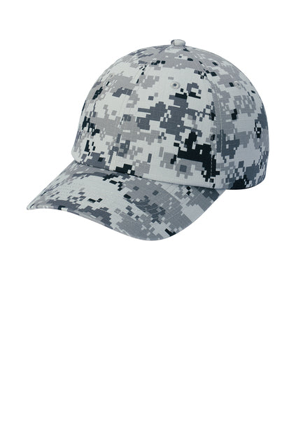 🟢🪖Port Authority® Digital Ripstop Camouflage Cap – C925 🪖🟢