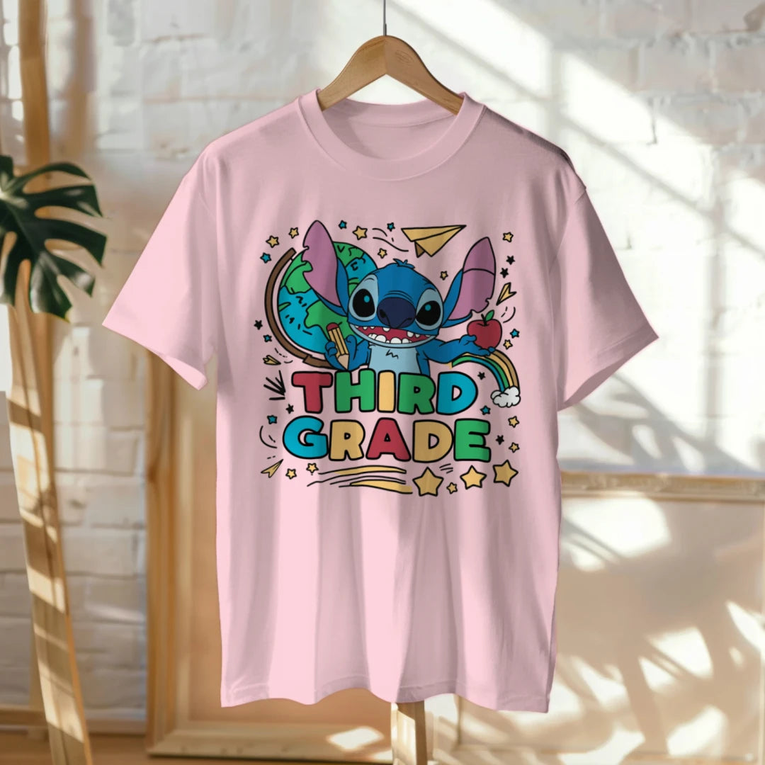 🌀📚 Stitch Says Aloha to Third Grade! 🌈✏️🍎