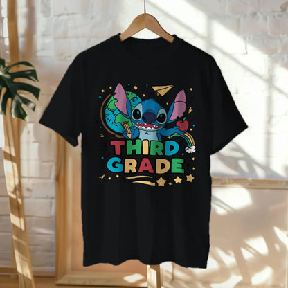 🌀📚 Stitch Says Aloha to Third Grade! 🌈✏️🍎