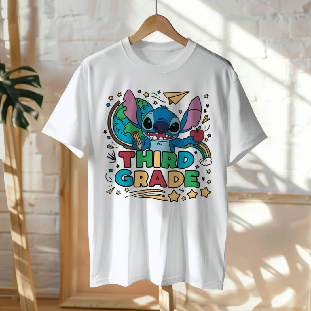🌀📚 Stitch Says Aloha to Third Grade! 🌈✏️🍎