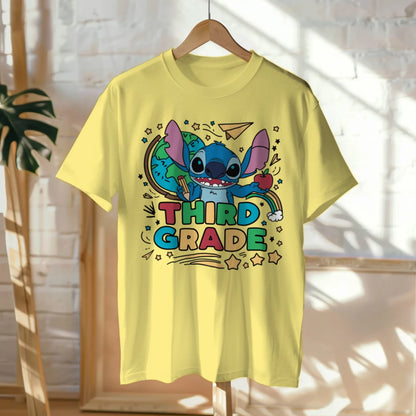 🌀📚 Stitch Says Aloha to Third Grade! 🌈✏️🍎