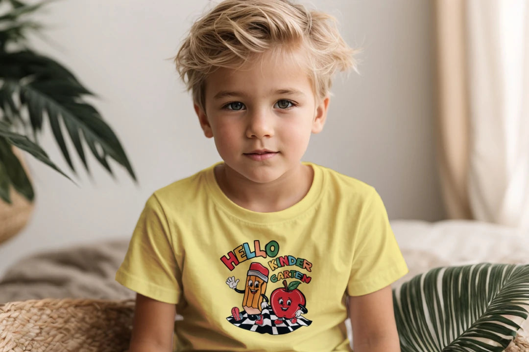 🍎✏️ “Hello Kindergarten” – Retro Toon Vibes for the First Day! 🎉🎬