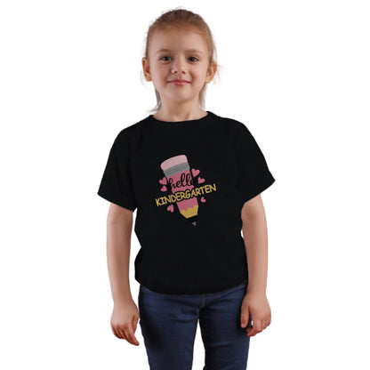 ✏️💕 "Hello Kindergarten" – Sweet Start Pencil Tee for Littles 🎒✨