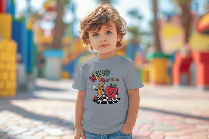 🎒🍎 Hello First Grade – Vintage Toon Style! ✏️👟