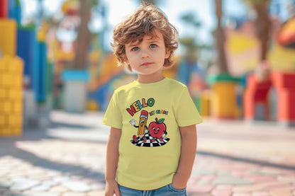 🎒🍎 Hello First Grade – Vintage Toon Style! ✏️👟
