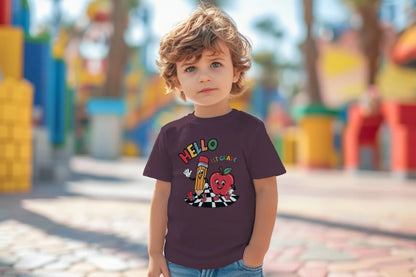 🎒🍎 Hello First Grade – Vintage Toon Style! ✏️👟