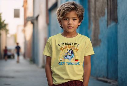 🐾✏️ “Crushing 1st Grade” – Bluey Style with Pencil Power! 💥🍎