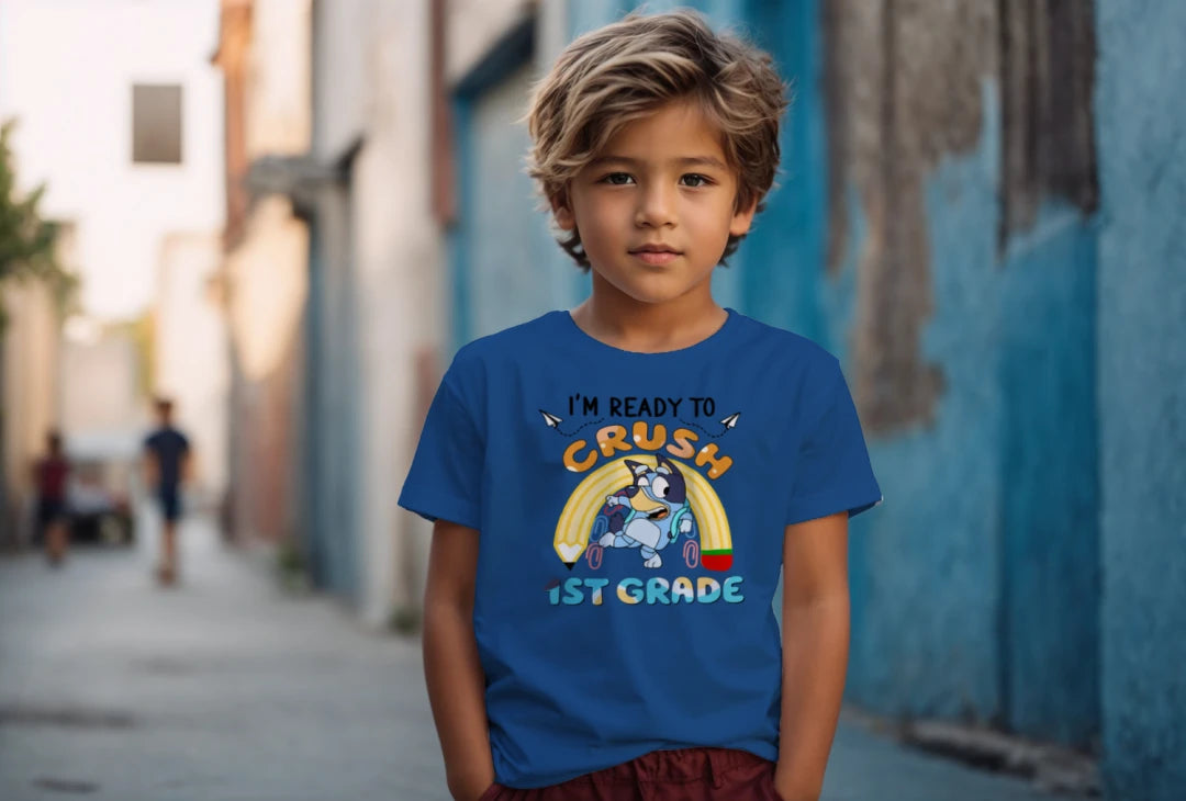 🐾✏️ “Crushing 1st Grade” – Bluey Style with Pencil Power! 💥🍎