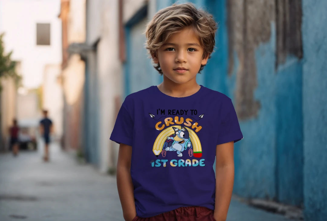 🐾✏️ “Crushing 1st Grade” – Bluey Style with Pencil Power! 💥🍎