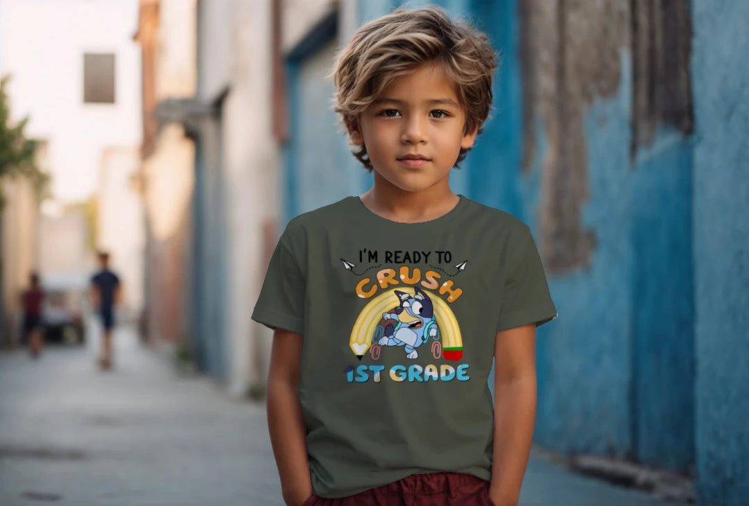 🐾✏️ “Crushing 1st Grade” – Bluey Style with Pencil Power! 💥🍎