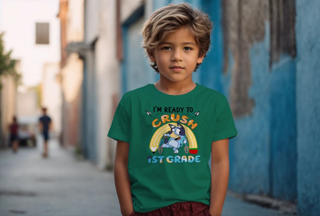 🐾✏️ “Crushing 1st Grade” – Bluey Style with Pencil Power! 💥🍎