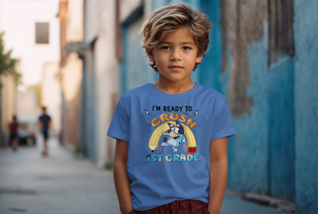 🐾✏️ “Crushing 1st Grade” – Bluey Style with Pencil Power! 💥🍎