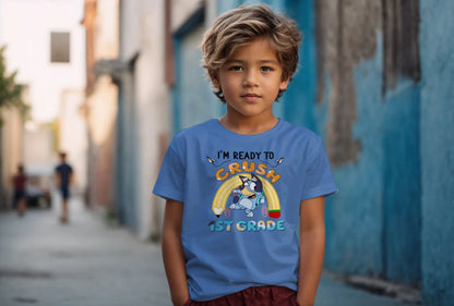 🐾✏️ “Crushing 1st Grade” – Bluey Style with Pencil Power! 💥🍎