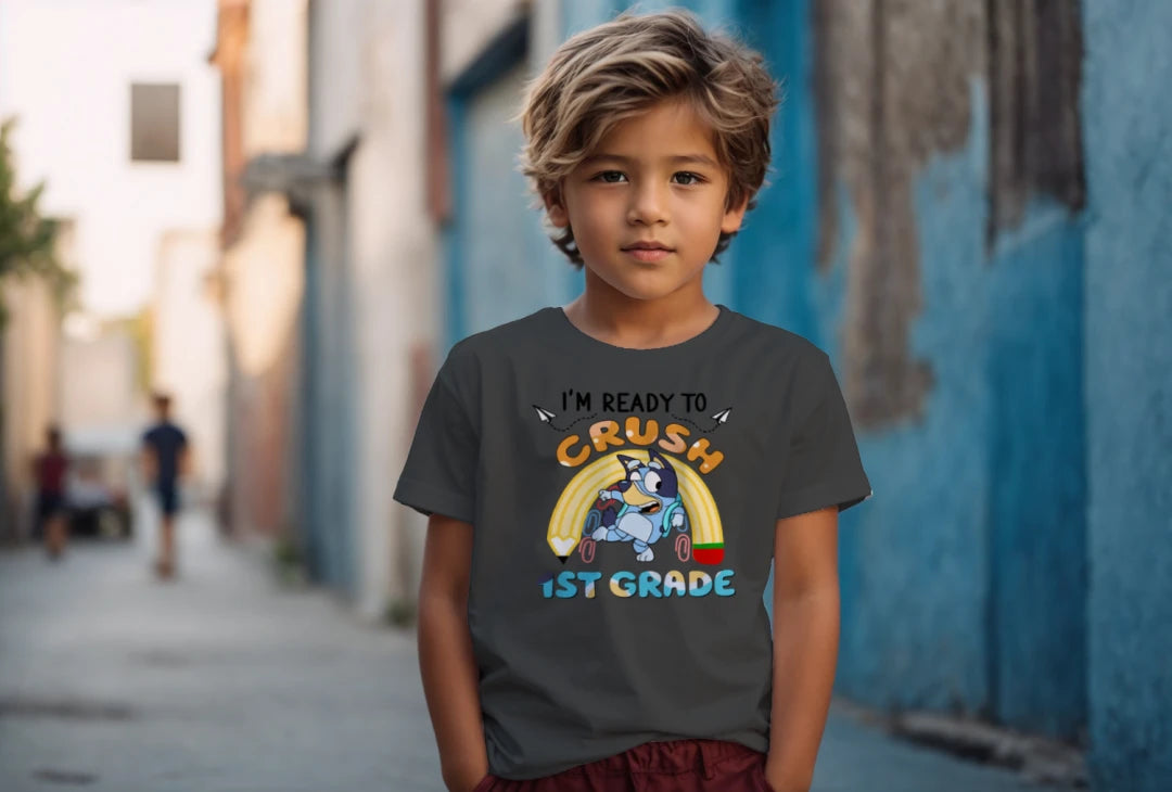 🐾✏️ “Crushing 1st Grade” – Bluey Style with Pencil Power! 💥🍎