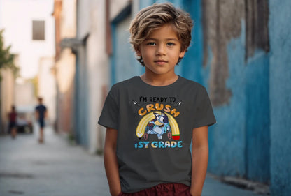 🐾✏️ “Crushing 1st Grade” – Bluey Style with Pencil Power! 💥🍎