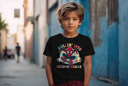 🕷️🛹 Second Grade – Rollin' In with Spidey Style! 💥📚
