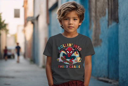 🕸️🛹 Third Grade – Rollin’ In With Spidey Swag! 💥🏙️