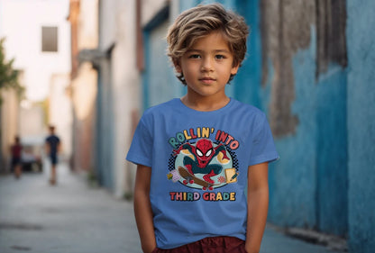 🕸️🛹 Third Grade – Rollin’ In With Spidey Swag! 💥🏙️