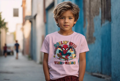 🕸️🛹 Third Grade – Rollin’ In With Spidey Swag! 💥🏙️