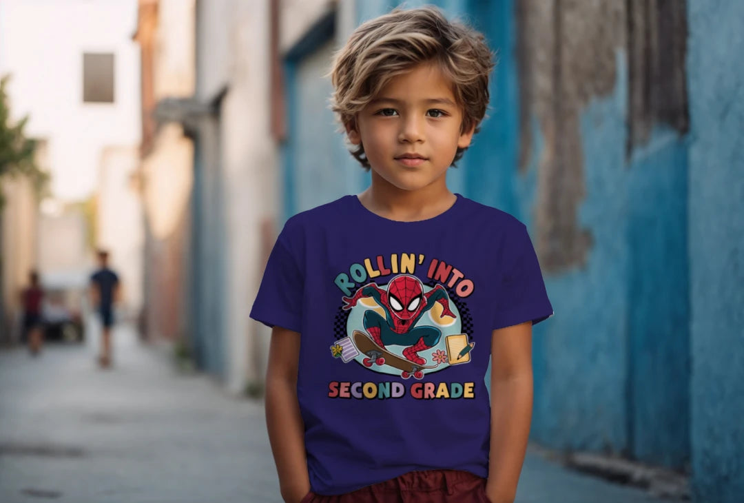 🕷️🛹 Second Grade – Rollin' In with Spidey Style! 💥📚