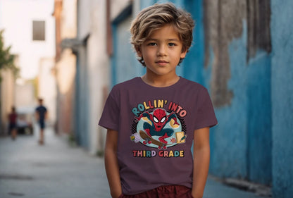 🕸️🛹 Third Grade – Rollin’ In With Spidey Swag! 💥🏙️