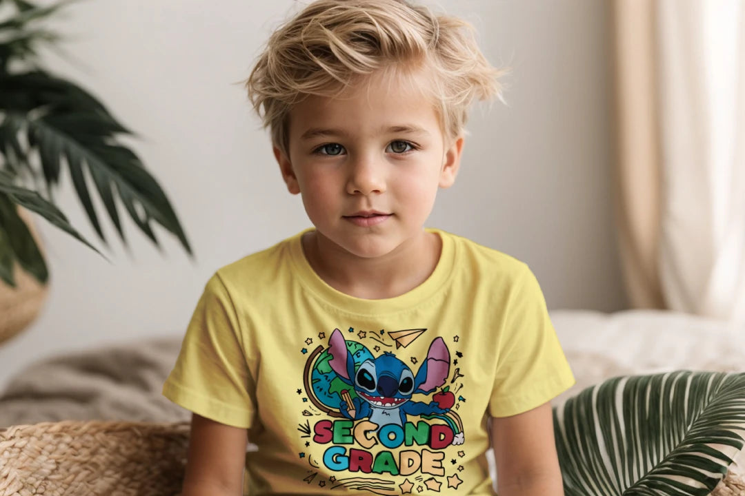 🌺📘 Second Grade – Stitchin' Up School Style! ✏️🌈