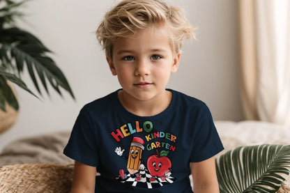 🍎✏️ “Hello Kindergarten” – Retro Toon Vibes for the First Day! 🎉🎬
