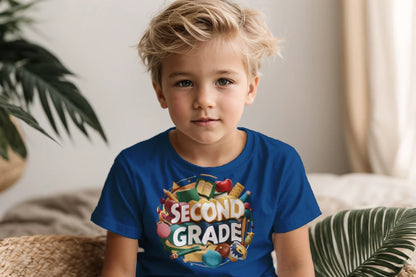 📚✏️ Second Grade – School Stuff & Smart Style! 🎨🌎🍎