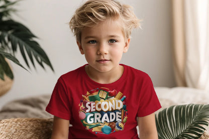 📚✏️ Second Grade – School Stuff & Smart Style! 🎨🌎🍎