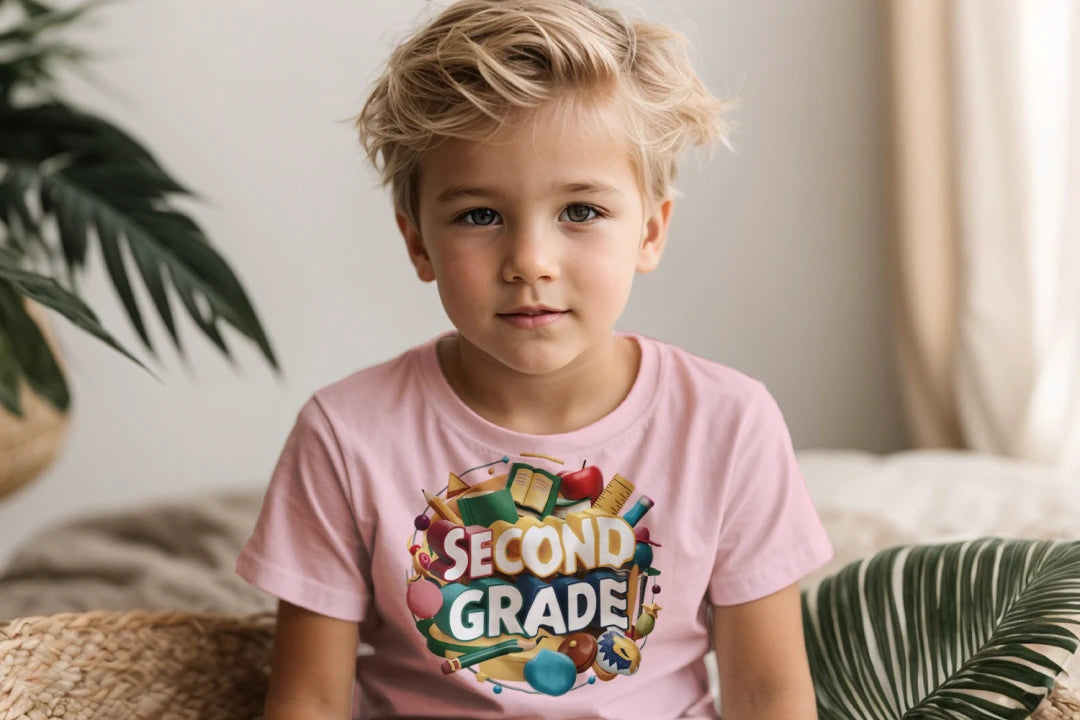 📚✏️ Second Grade – School Stuff & Smart Style! 🎨🌎🍎