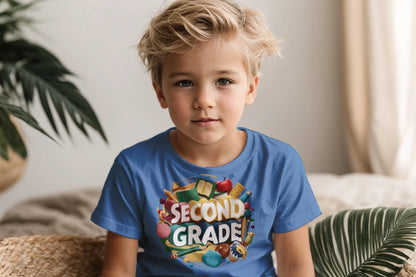 📚✏️ Second Grade – School Stuff & Smart Style! 🎨🌎🍎