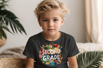 📚✏️ Second Grade – School Stuff & Smart Style! 🎨🌎🍎