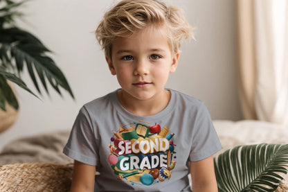📚✏️ Second Grade – School Stuff & Smart Style! 🎨🌎🍎
