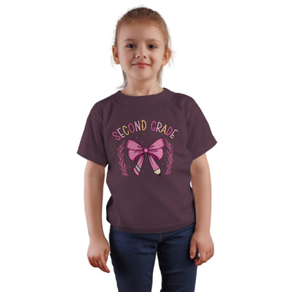 🎀✏️ Second Grade – Crossed Pencils & Cutie Bows! 🌸🌟