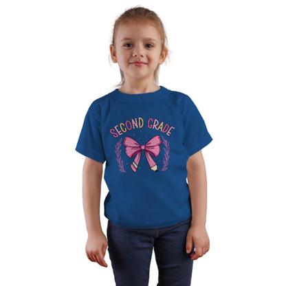 🎀✏️ Second Grade – Crossed Pencils & Cutie Bows! 🌸🌟