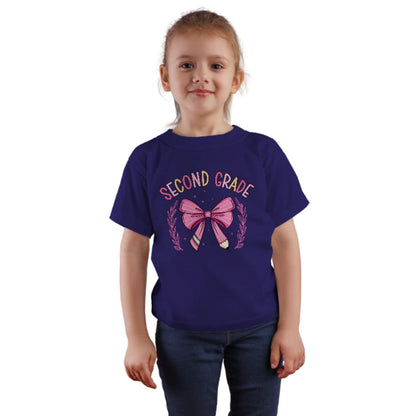 🎀✏️ Second Grade – Crossed Pencils & Cutie Bows! 🌸🌟
