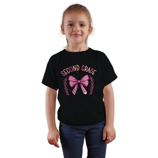 🎀✏️ Second Grade – Crossed Pencils & Cutie Bows! 🌸🌟