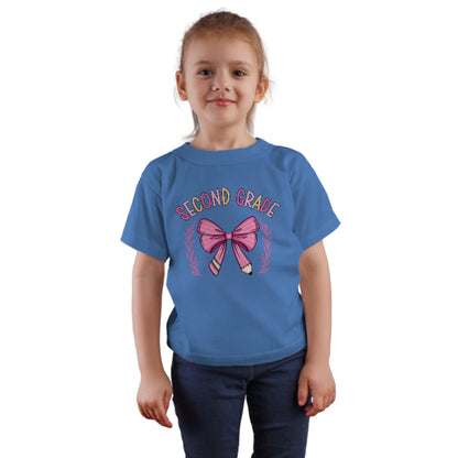 🎀✏️ Second Grade – Crossed Pencils & Cutie Bows! 🌸🌟